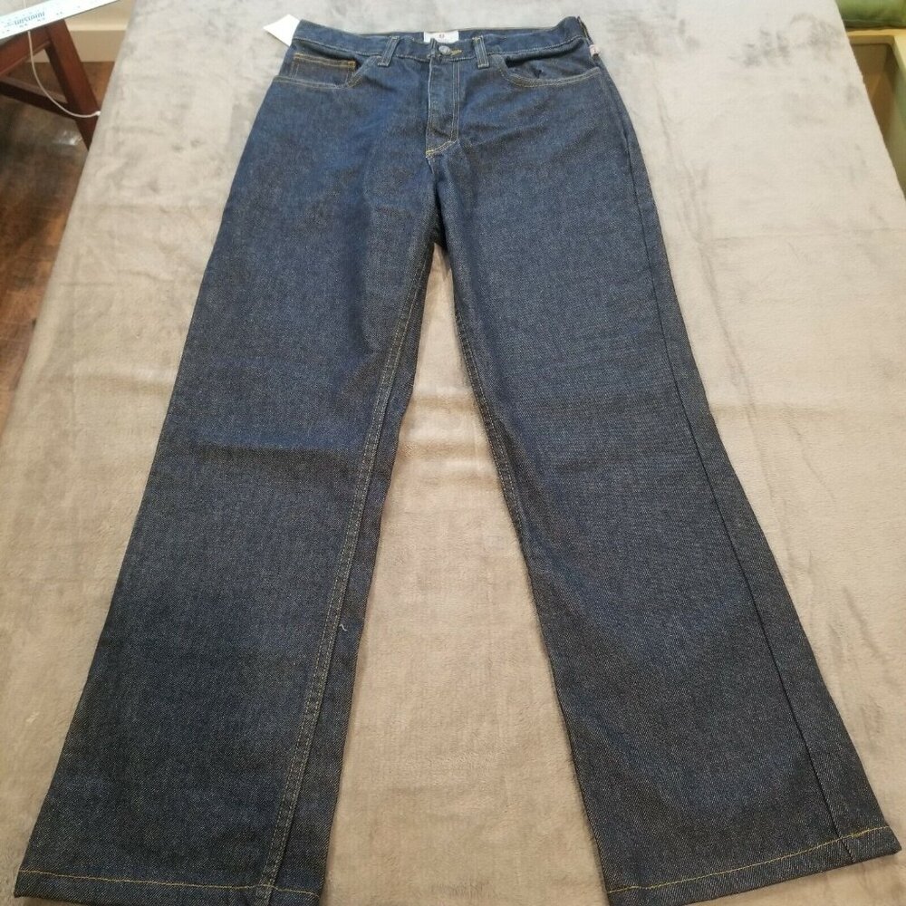 New Tyndale Womens Size 10 Blue High Rise Straight Leg Flame Resistant Jeans USA